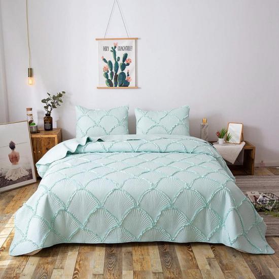 Pevné povlečení Collection Ruffle Quilt Set Oboustranný přehoz na postel
