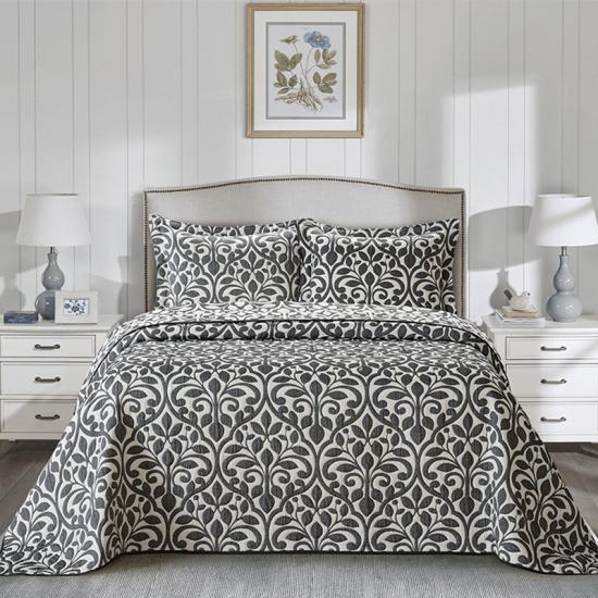 cxmicrotex Jacquard Weave Quilt 3PC Sada povlečení
