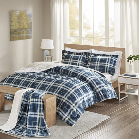 Plaid To Sherpa Set přikrývky Set Prošívaná postel Set Zimní kolekce