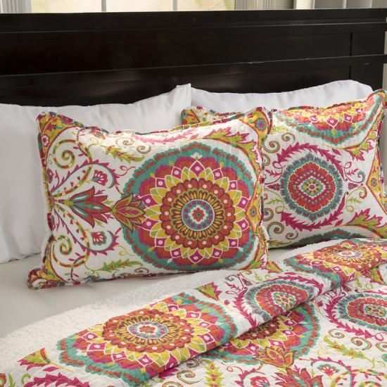 3dílná Patchwork Sherpa Reverse Quilt Set